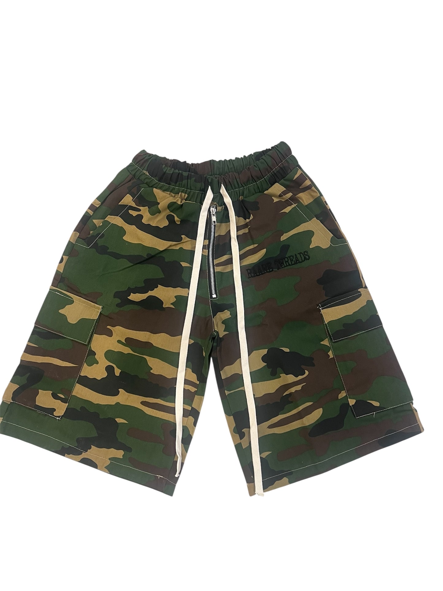 “RAARE THREADS” CAMOUFLAGE CARGO SHORTS
