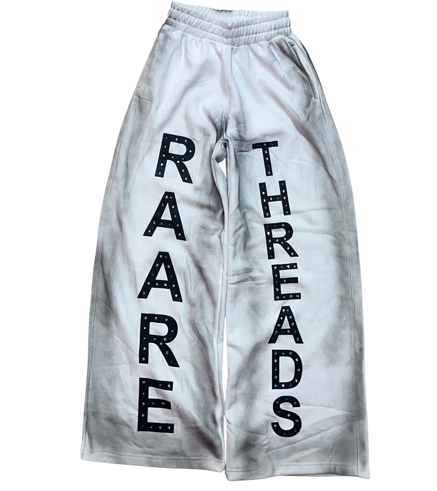 White Gemstone Sweatpants
