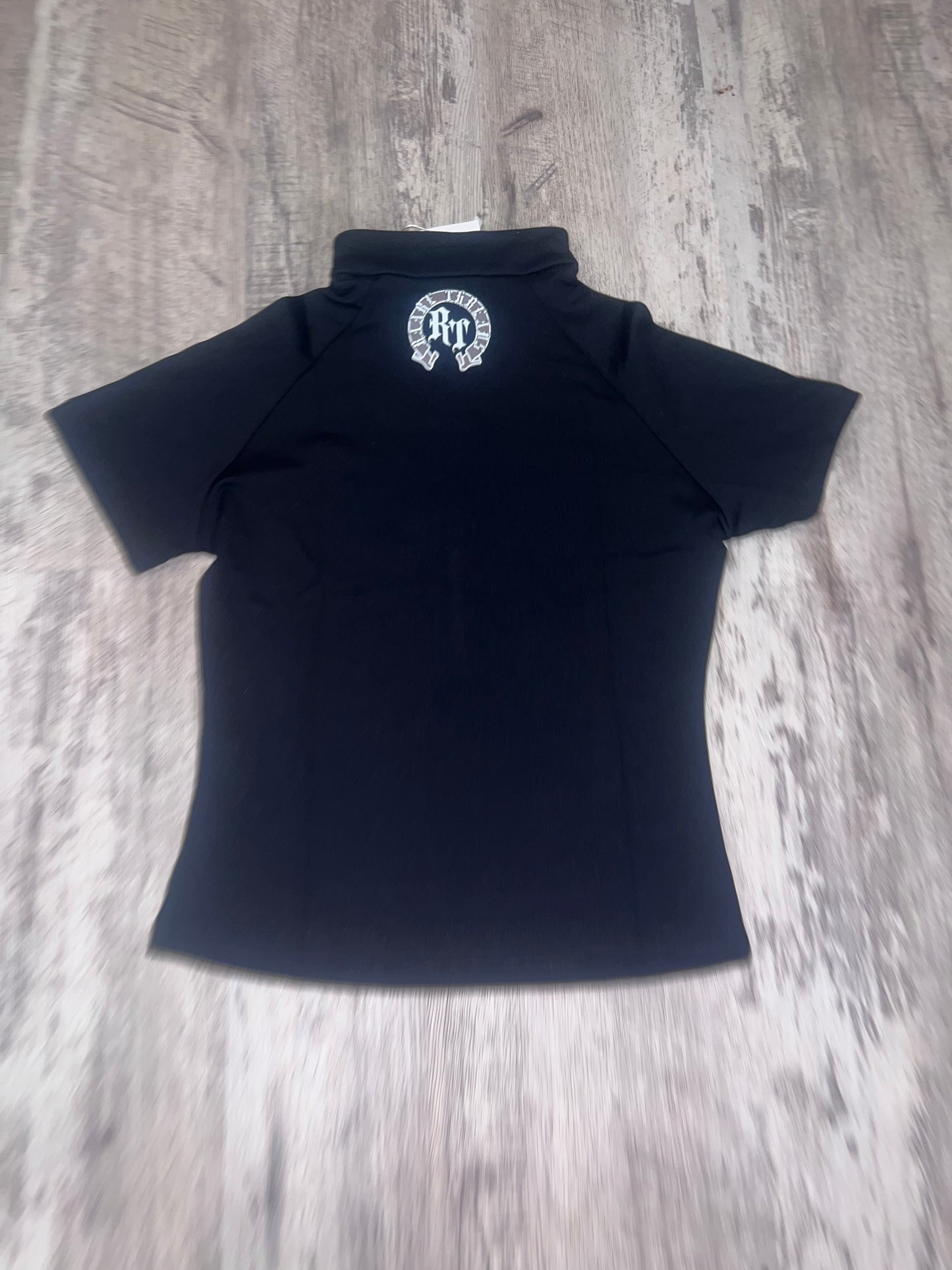 “She’s Raare” Zip Up Shirt(Black)