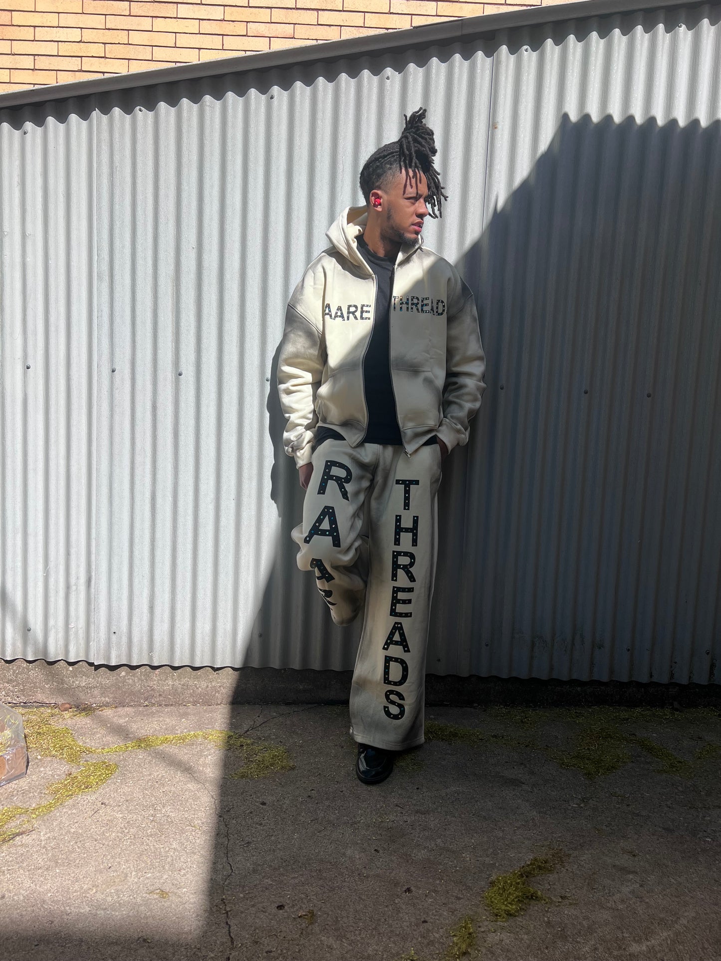 Tan Gemstone Sweatpants