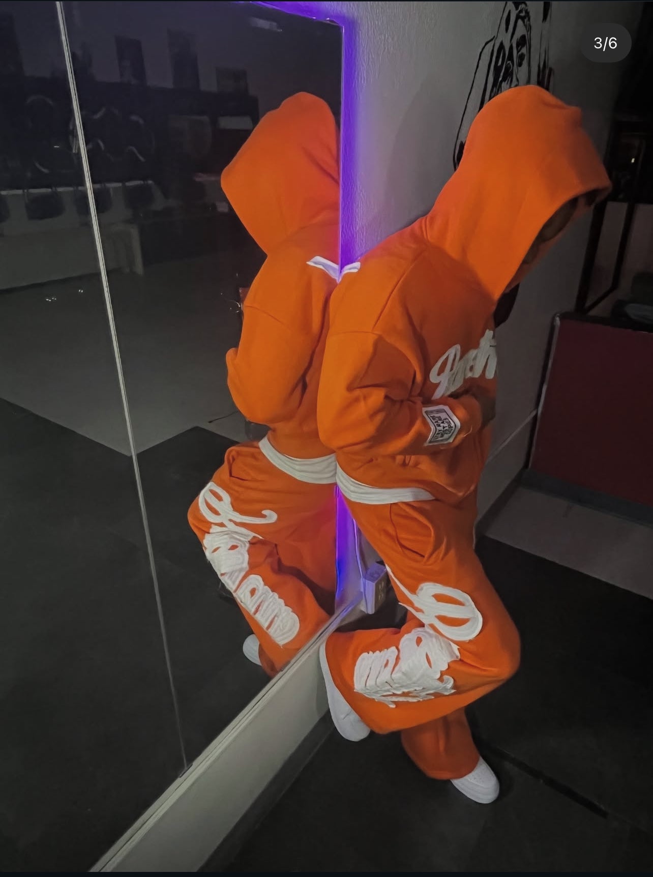 “STAY RARE MOST ARE COPIES“ ORANGE JACKET